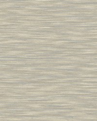 Benson Taupe Faux Fabric Wallpaper 4157-26155 by  RM Coco 