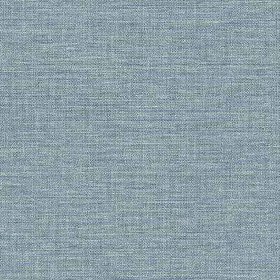 Exhale Sky Blue Faux Grasscloth Wallpaper 4157-26459 Curio 4157-26459 Blue Non Woven Grasscloth Solid Texture Wallpaper 