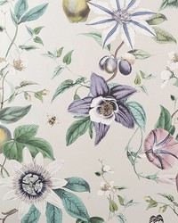 Sierra Silver Floral Wallpaper 4157-43059 by  Novel 