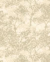 Lavinia Light Green Tree Forest by  Brewster Wallcovering 
