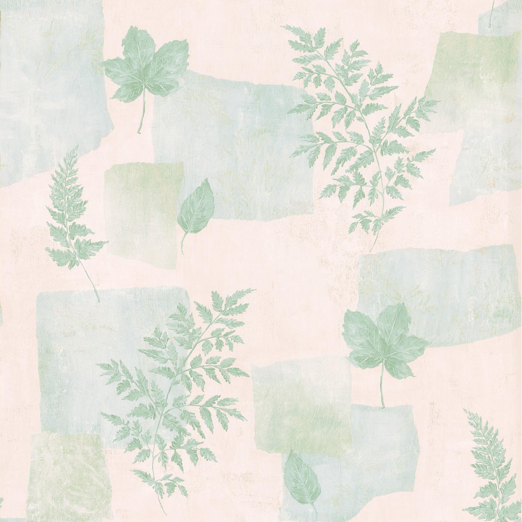 Brewster Wallcovering Green Leaves Wallpaper Wallpaper