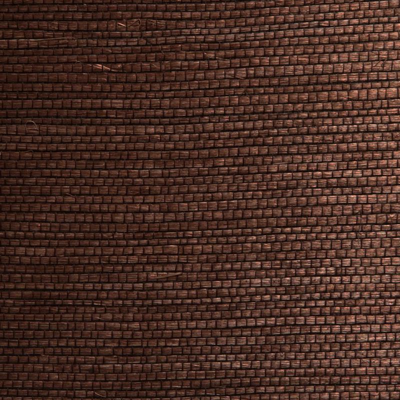 Brewster Wallcovering Xiu Dark Brown Grasscloth Wallpaper