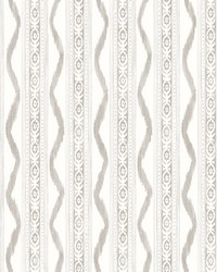 Rhys Stone IKAT Stripe Wallpaper AST4348 by  Ralph Lauren 