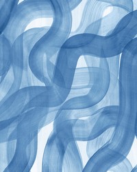 Waves Blue Wall Mural ASTM4172 by   