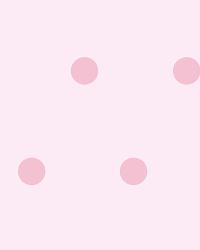 Kenley Pink Polka Dots Wallpaper by   