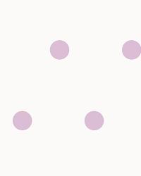 Kenley Purple Polka Dots Wallpaper by   