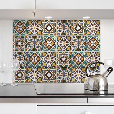 Brewster Wallcovering Green Tiles Kitchen Panel Wallpaper