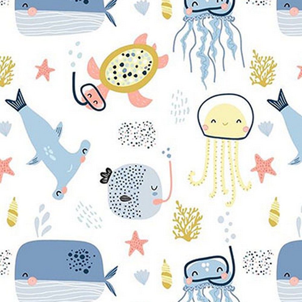 Brewster Wallcovering Under the Sea Window Film Stickers CR68425 Wallpaper