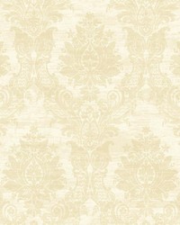 Sinclair Beige Textured Damask by  Vervain Fabrics 