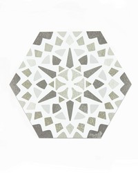 Ribera Peel  Stick Hexagon Floor Tiles FPH3815 by   