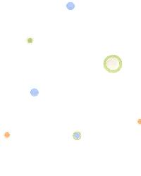 Devin Orange Bubble Dots by   