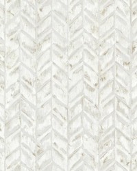 Foothills Ivory Herringbone Texture by  Brewster Wallcovering 