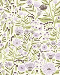 Lilac Marigold Forest Peel  Stick Wallpaper LDS4588 by   