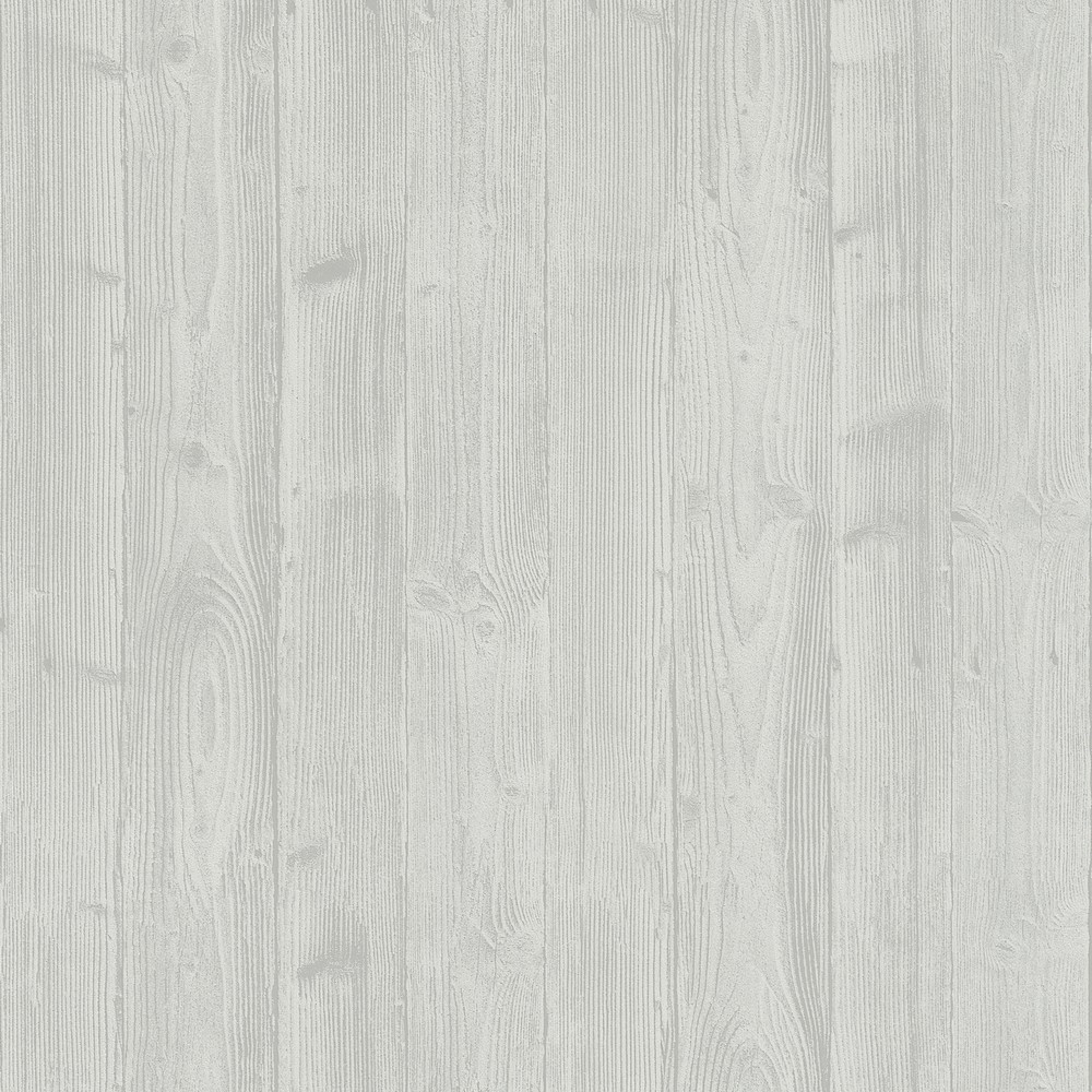 Brewster Wallcovering Talbot Light Grey Wood Wallpaper Wallpaper