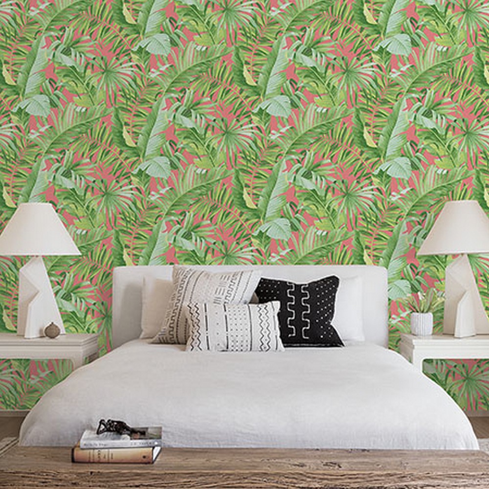 Brewster Wallcovering Coral Maui Peel & Stick Wallpaper NUS4167 Wallpaper