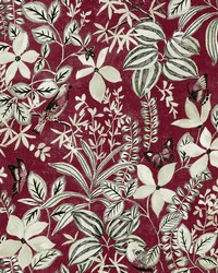 Burgundy Willa Peel  Stick Wallpaper RZS4524 by  Brewster Wallcovering 