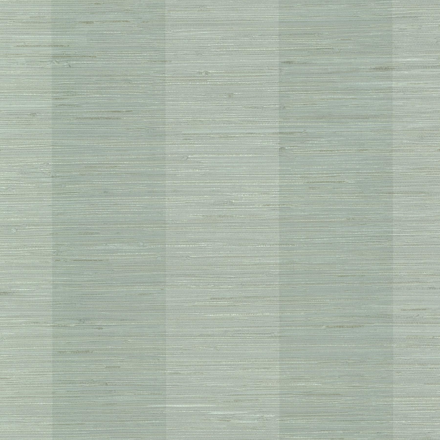 Brewster Wallcovering Oakland Aqua Grasscloth Stripe Wallpaper