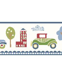 Gatsby Red City Scape Trail Border by   
