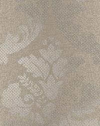 Brown Chesapeake VIR98245 Leia Bear Lace Damask Wallpaper 