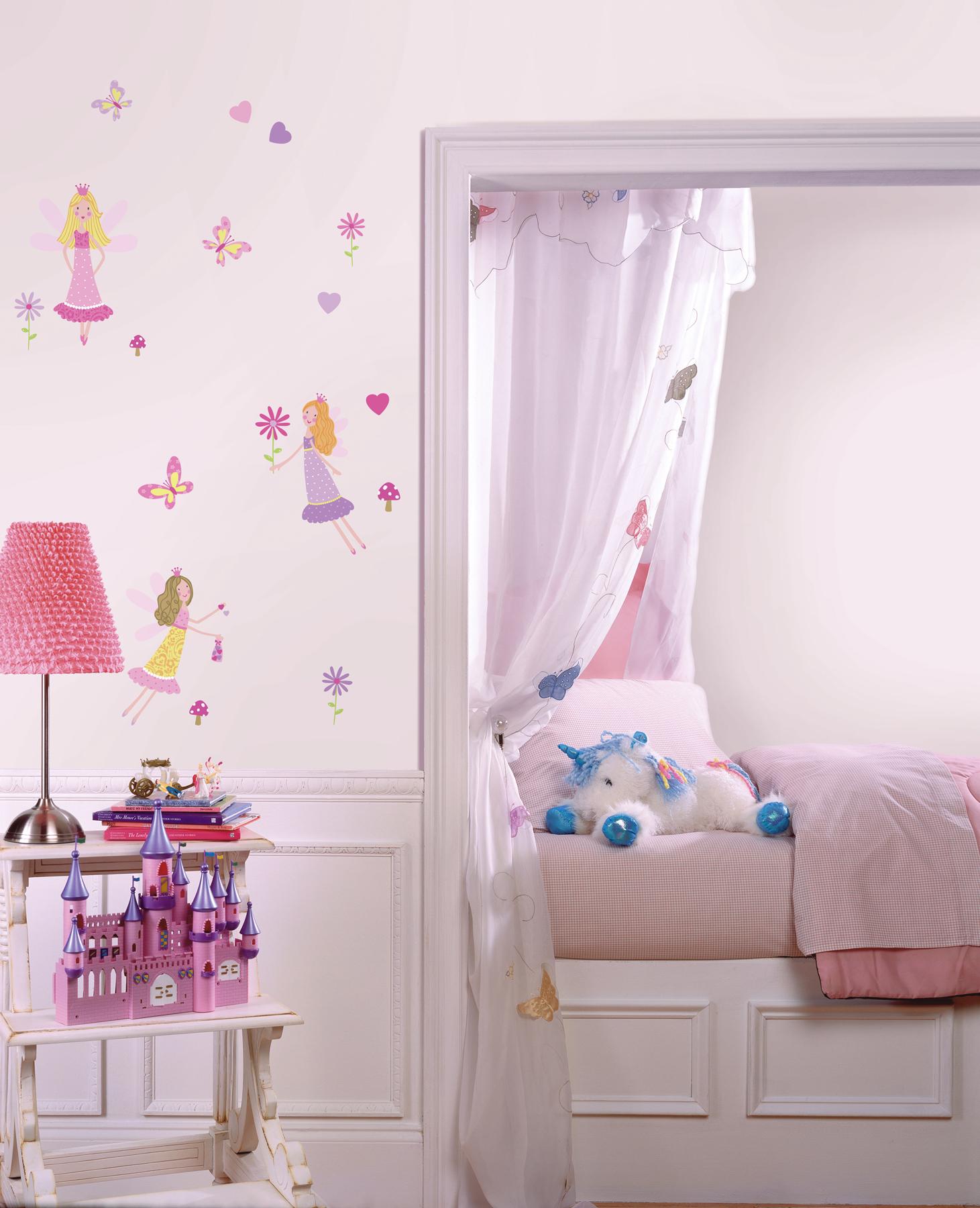 Brewster Wallcovering Fairy Garden Wall Stickers Wallpaper