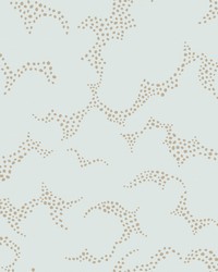 Himmel Mint Abstract Dots Wallpaper by   