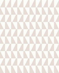 Trapez Blush Geometric Wallpaper by   