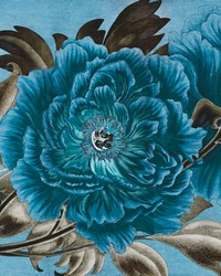 Royal Peony Wall Mural X7-1074 by  Roth and Tompkins Textiles 