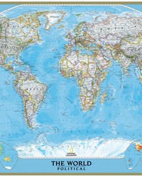 The World Political Wall Mural XXL4-533 by   