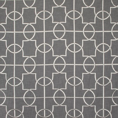 Greenhouse Fabrics B8035 CHARCOAL in E04 Grey POLYESTER  Blend Fire Rated Fabric