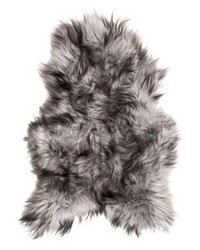 Greenhouse HOH037 Silver Dark Tipped Hair on Hide by  Greenhouse Fabrics 