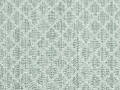 Ascot 224 Silver Sage Silver COTTON  Blend Fire Rated Fabric Quatrefoil   Fabric