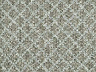Ascot 90 Silver Silver COTTON  Blend Fire Rated Fabric Quatrefoil   Fabric