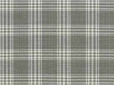 Barnegat Plaid 191 Pearl Grey Beige COTTON Fire Rated Fabric Plaid and Tartan  Fabric
