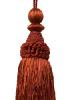 Stout Trim Battersea Key Tassel PAPRIKA