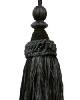 Stout Trim Battersea Key Tassel EBONY