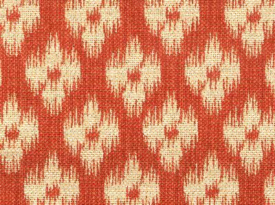 Chester 318 Persimmon Orange COTTON  Blend Fire Rated Fabric