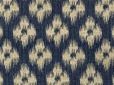 Chester 593 Indigo Blue COTTON  Blend Fire Rated Fabric