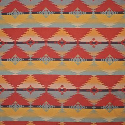 Ralph Lauren Red Rock Blanket Sunblaze in THE RANCH Orange Multipurpose Wool  Blend Southwestern Diamond Navajo Print Wool 