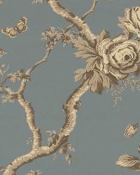 Ashfield Floral Tourmaline by  Ralph Lauren Wallpaper 