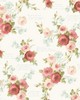 York Wallcovering Magnolia Home Heirloom Rose Removable Wallpaper pink/blue