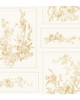 York Wallcovering Magnolia Home The Magnolia Removable Wallpaper brown/white