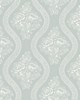 York Wallcovering Magnolia Home Coverlet Floral Removable Wallpaper white/blue
