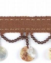 Ozzie Shell Tassel Fringe Mahogany by   