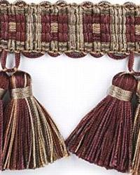 Tuxedo Tassel Fringe Cranberry by   