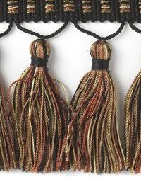 Vancouver Tassel Fringe Ebony by   