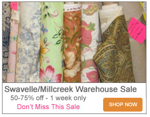 Swavelle Warehouse Sale - Deep Discounts